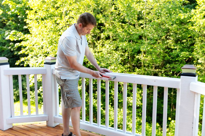 Finished Deck Railing